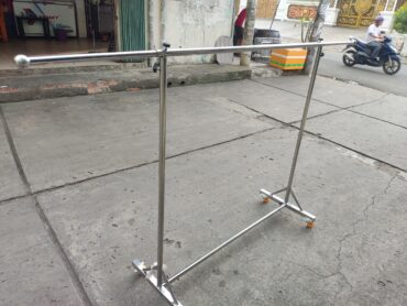 Sào phơi quần áo loại đơn ống 25 inox 201 dày 0,7 hoặc 0,9mm